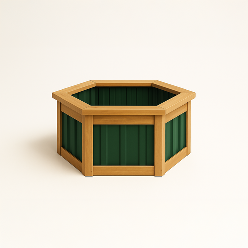 5-Foot Hexbed Garden Beds