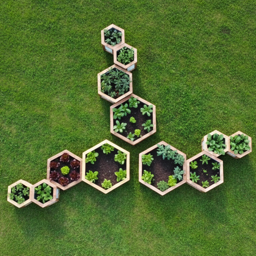 5-Foot Hexbed Garden Beds