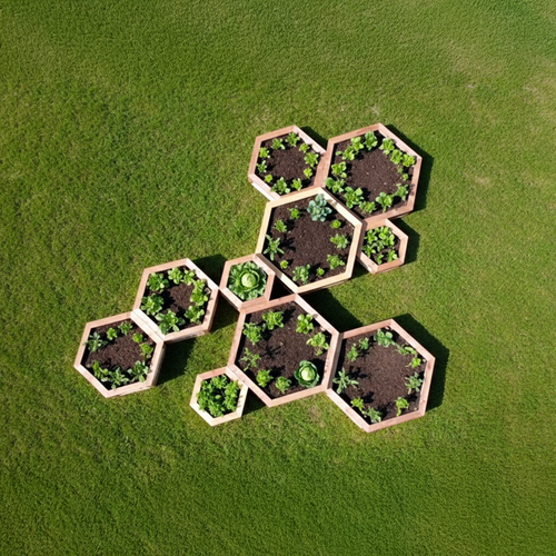 3-Foot Hexbed Garden Beds