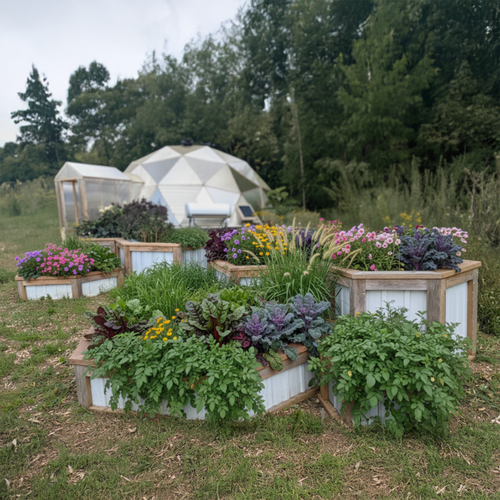 3-Foot Hexbed Garden Beds